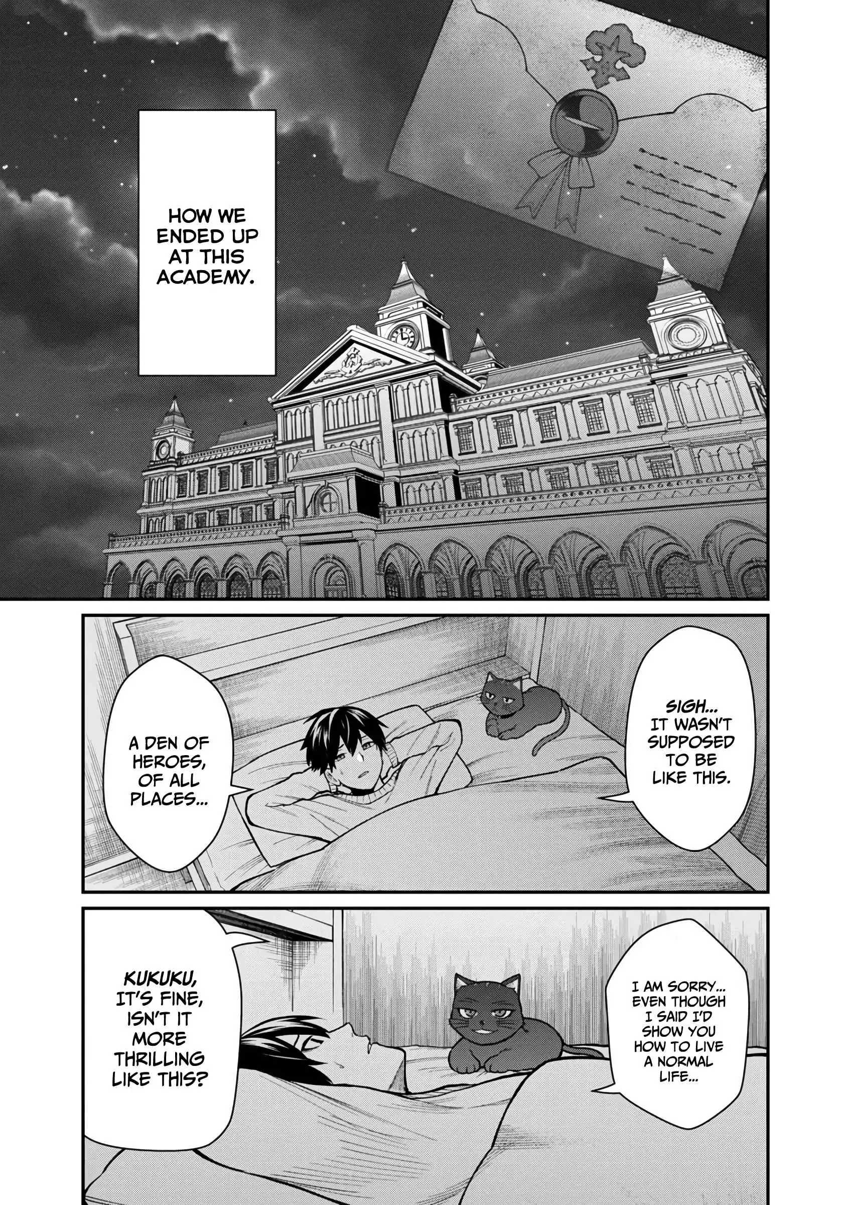 A brave man trained by the worst demon king, unrivaled in the school of returnees from another world Chapter 3