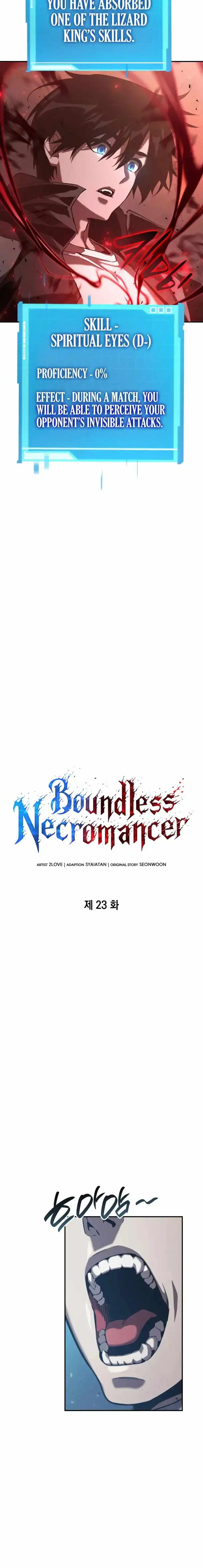Boundless Necromancer Chapter 23