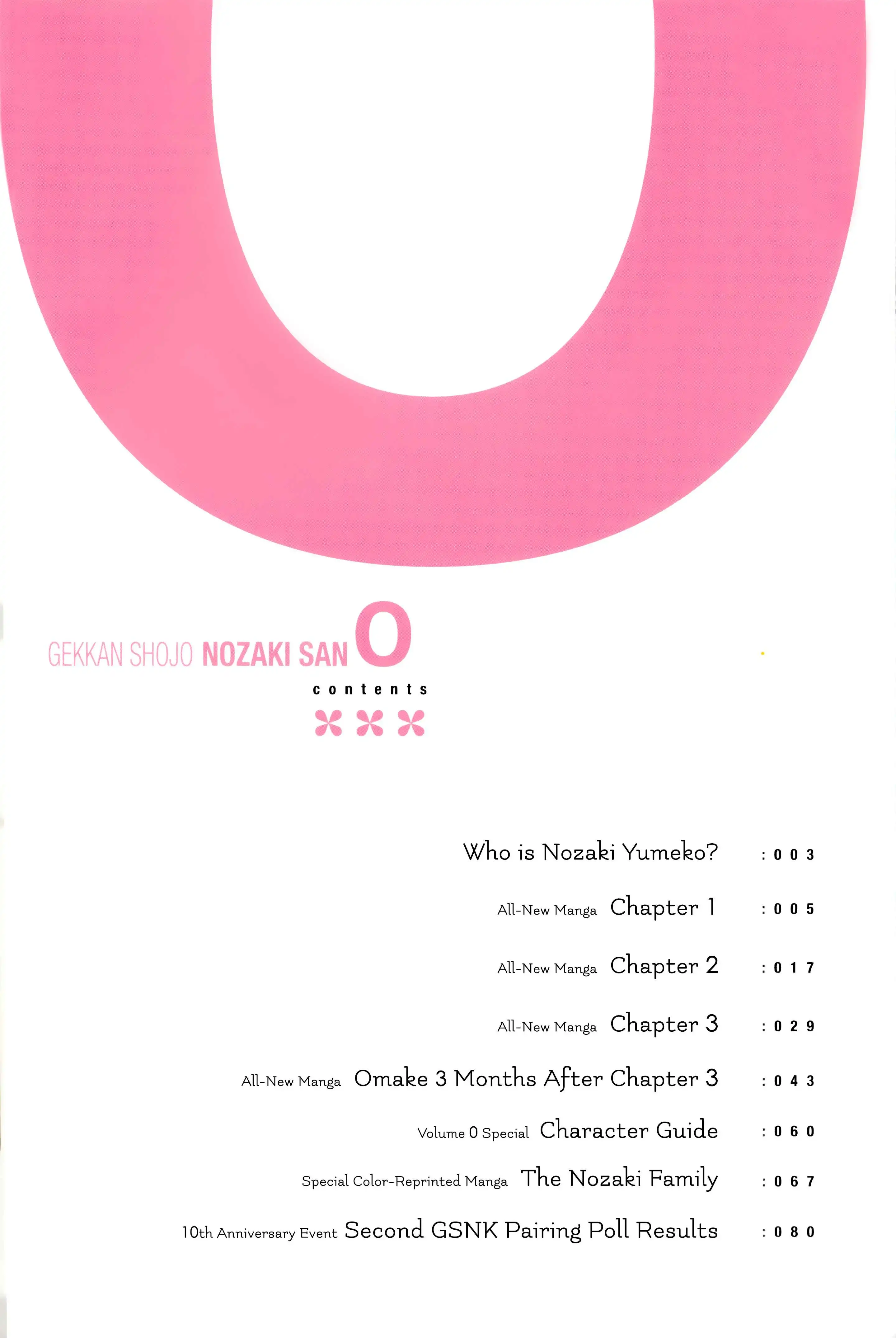 Gekkan Shoujo Nozaki-san Chapter 1