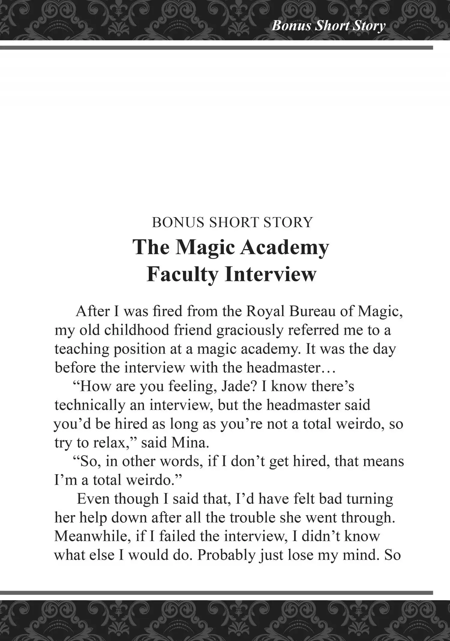 I Got Fired as a Court Wizard so Now I'm Moving to the Country to Become a Magic Teacher Chapter 6.5