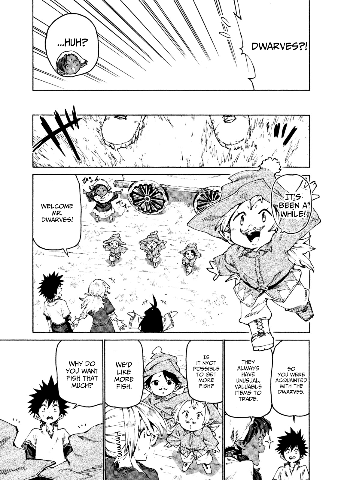 Mazumeshi Elf to Yuboku gurashi Chapter 28