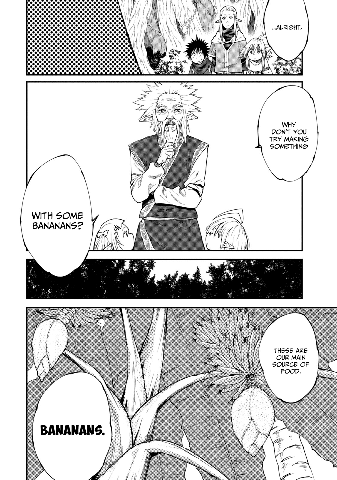 Mazumeshi Elf to Yuboku gurashi Chapter 47