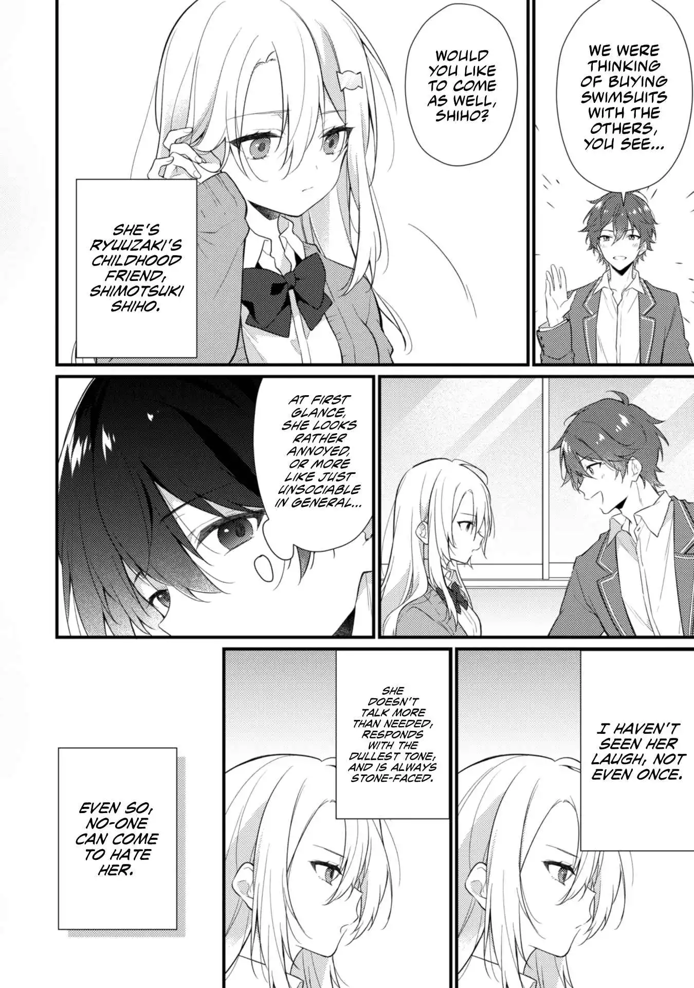 Shimotsuki-san Likes the Mob ~This Shy Girl is Only Sweet Towards Me~ Chapter 1