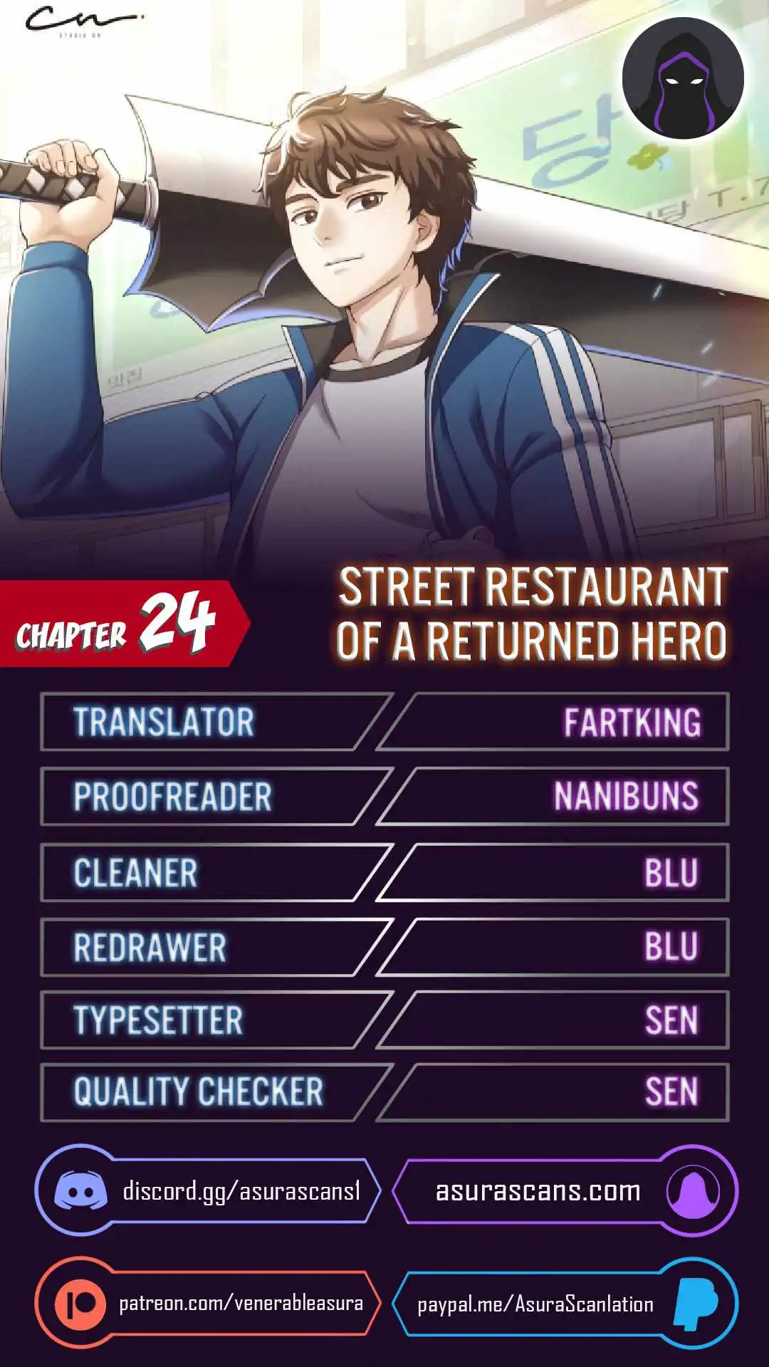Street Restaurant of a Returned Hero Chapter 24
